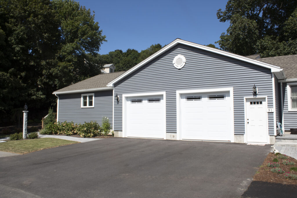 New garage and home addition